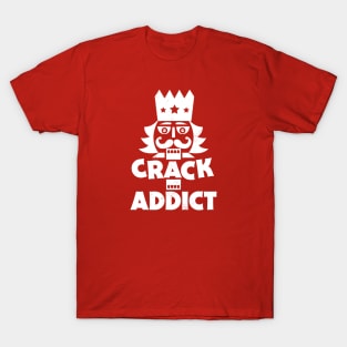 Crack Addict // Funny Christmas Nutcracker T-Shirt